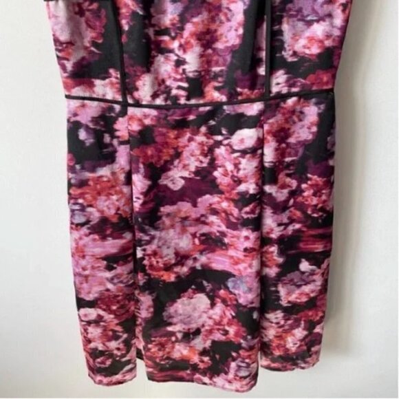 ROBERT RODRIGUEZ Sleeveless Fit Flare A-Line Dress Pink/Black 8 - Picture 5 of 16